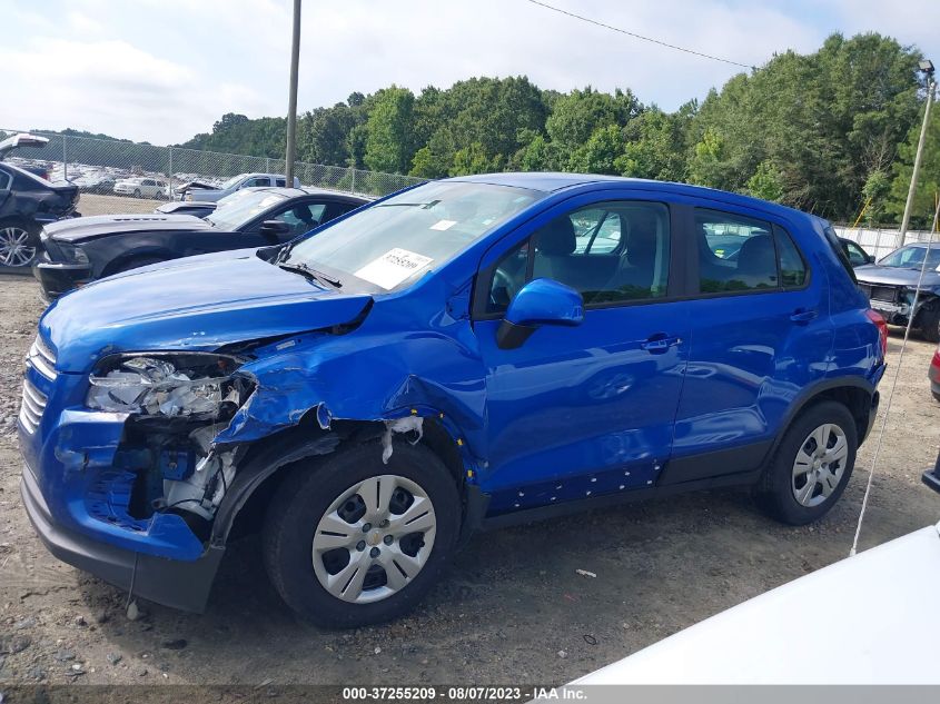 2015 CHEVROLET TRAX LS - KL7CJKSB0FB098607