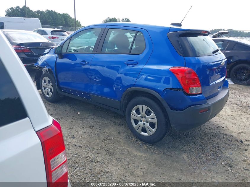 2015 CHEVROLET TRAX LS - KL7CJKSB0FB098607