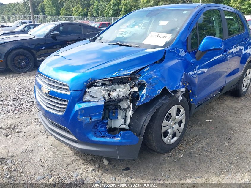 2015 CHEVROLET TRAX LS - KL7CJKSB0FB098607