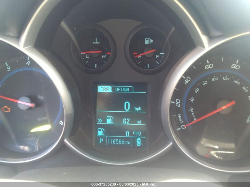 2013 CHEVROLET CRUZE 2LT - 1G1PE5SB3D7112924