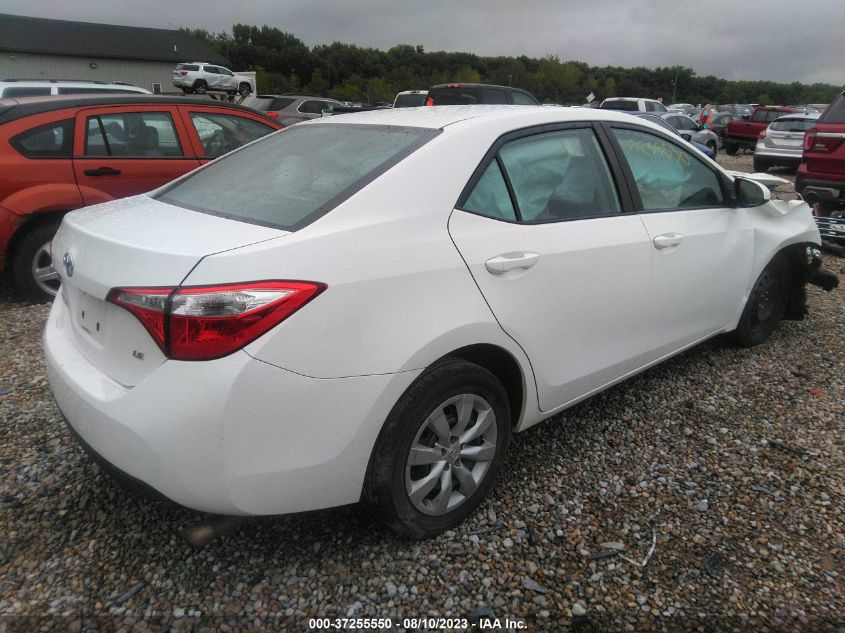 2015 TOYOTA COROLLA L/LE/LE PLS/PRM/S/S PLS - 2T1BURHE2FC397419