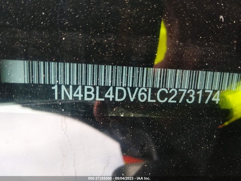 VIN 1N4BL4DV6LC273174 2020 NISSAN ALTIMA 2.5 SV