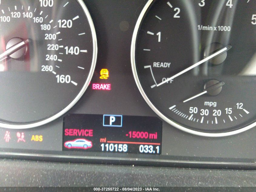 2015 BMW 3 SERIES 320I XDRIVE - WBA3C3G53FNS76169