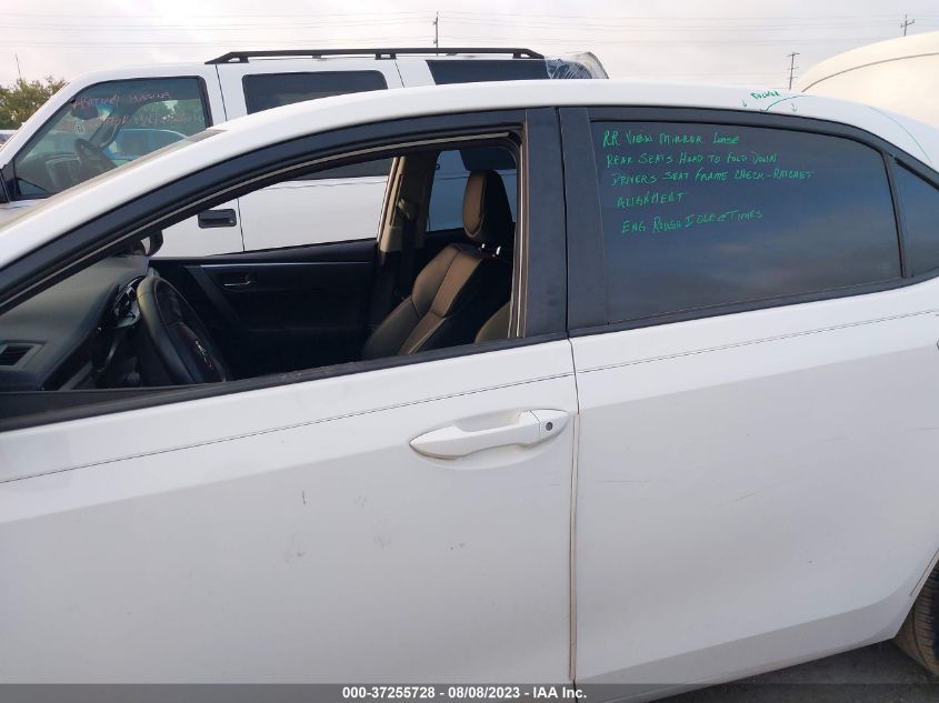 2015 TOYOTA COROLLA L/LE/S/S PLUS/LE PLUS - 5YFBURHEXFP346914
