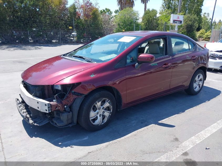 2015 HONDA CIVIC SEDAN LX - 2HGFB2F53FH537888