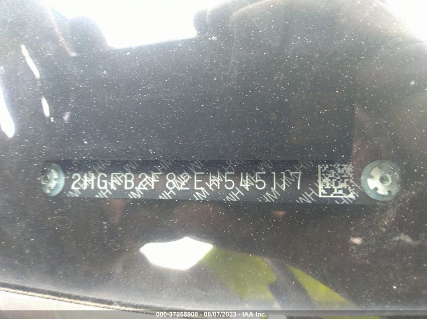 2014 HONDA CIVIC SEDAN EX - 2HGFB2F82EH545117