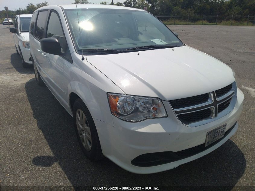 2016 DODGE GRAND CARAVAN SE - 2C4RDGBG5GR122836