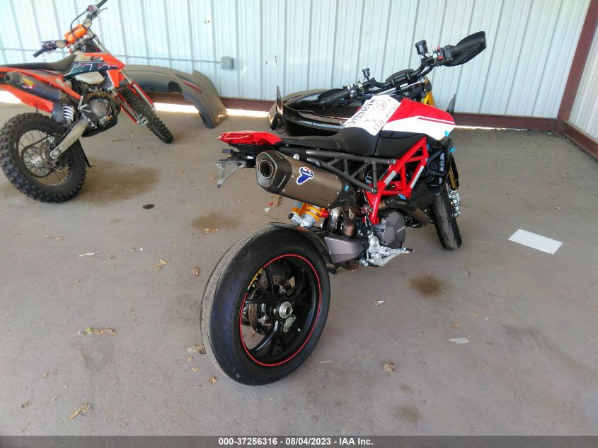 2019 DUCATI HYPERMOTARD 950/950 SP ZDMBAJDT3KB001932