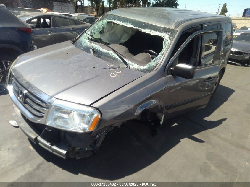 2014 HONDA PILOT LX - 5FNYF3H24EB002996