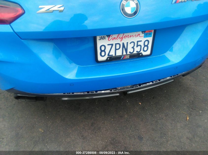 2022 BMW Z4 SDRIVEM40I - WBAHF9C08NWX54489