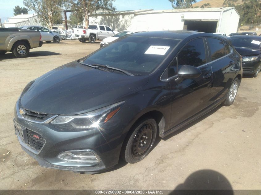 2017 CHEVROLET CRUZE LT - 3G1BE6SM5HS604637