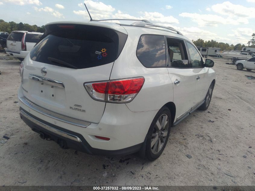 2015 NISSAN PATHFINDER PLATINUM - 5N1AR2MM2FC631385