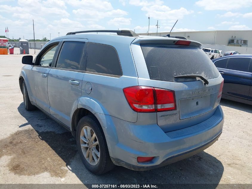 2013 DODGE JOURNEY SXT - 3C4PDCBB3DT722221