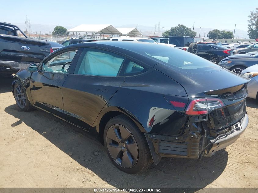 2022 TESLA MODEL 3 - 5YJ3E1EB9NF344546