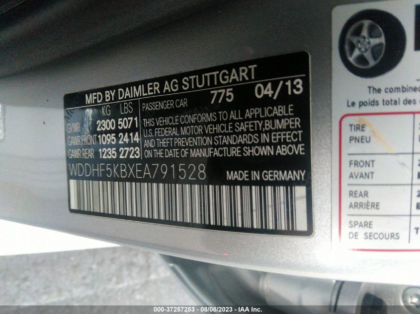 2014 MERCEDES-BENZ E-CLASS E 350 - WDDHF5KBXEA791528
