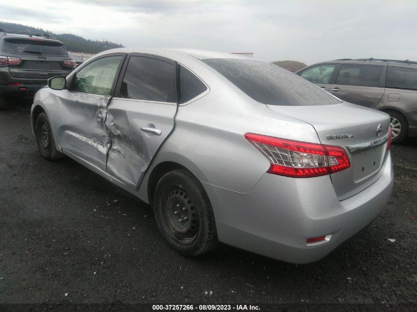 2015 NISSAN SENTRA S/SV/SR/SL - 3N1AB7AP2FY381659