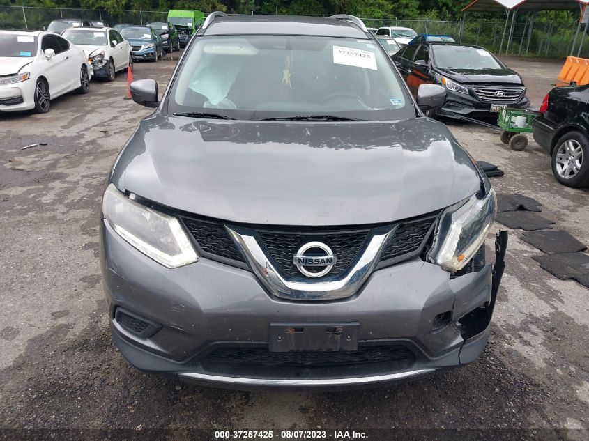 2016 NISSAN ROGUE SV - KNMAT2MV2GP624896