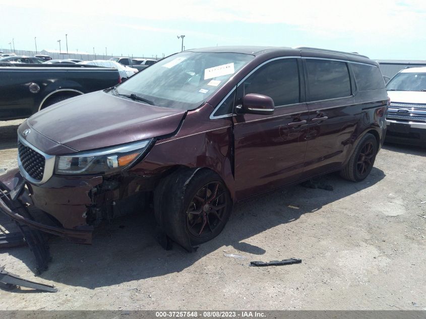 2015 KIA SEDONA EX - KNDMC5C10F6020488