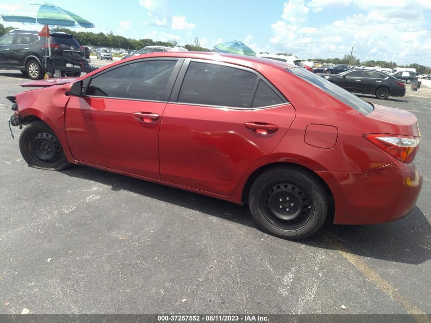 2015 TOYOTA COROLLA L/LE/S/S PLUS/LE PLUS - 2T1BURHE1FC374438