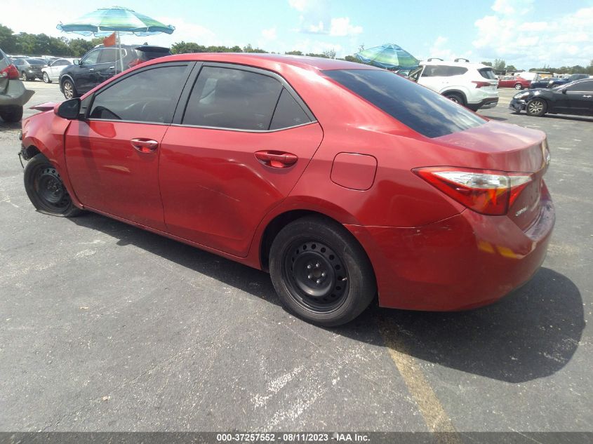 2015 TOYOTA COROLLA L/LE/S/S PLUS/LE PLUS - 2T1BURHE1FC374438