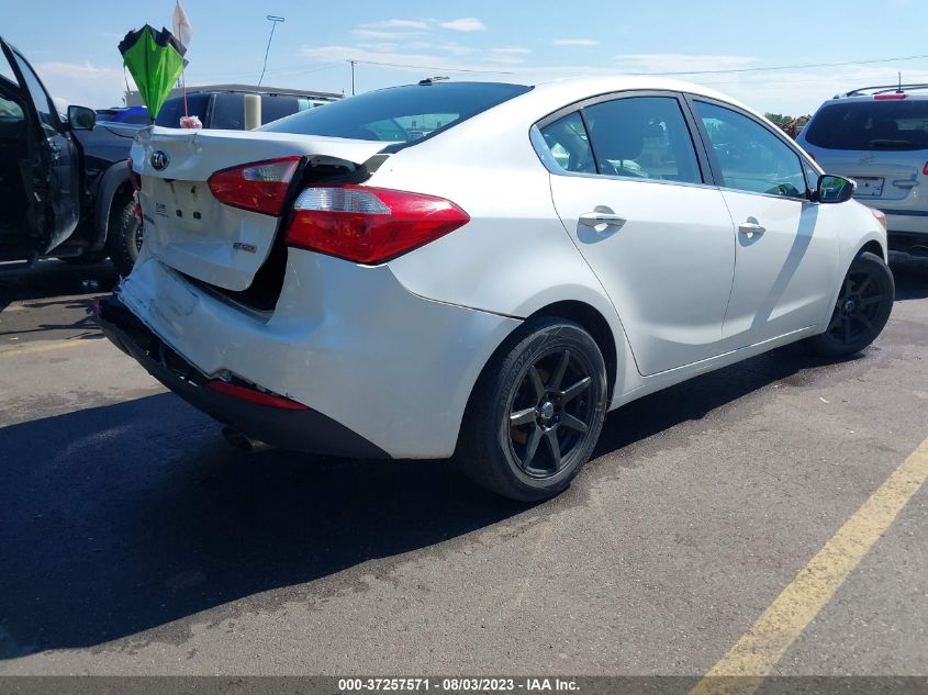 2014 KIA FORTE EX - KNAFX4A85E5203538