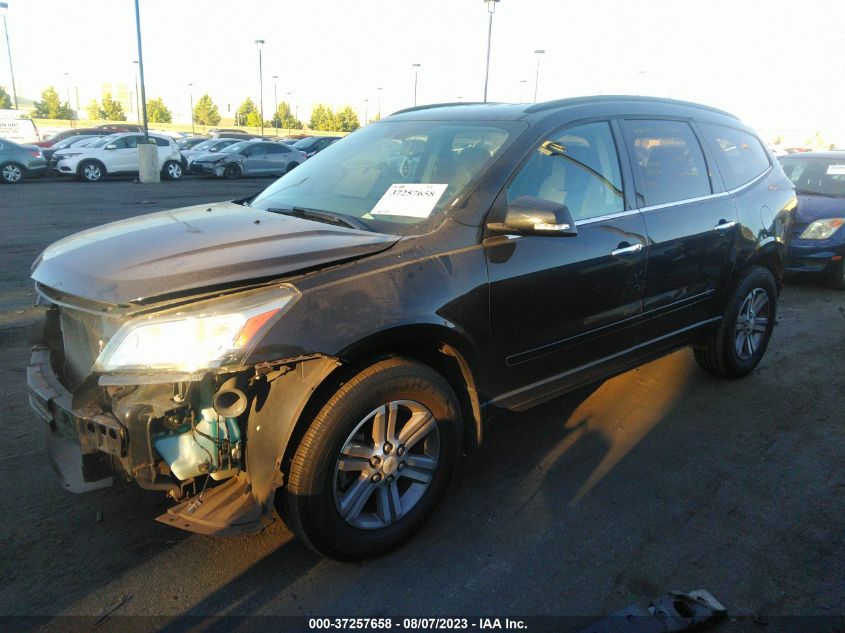 2015 CHEVROLET TRAVERSE LT - 1GNKRGKDXFJ280768