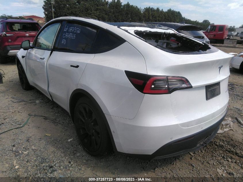 2021 TESLA MODEL Y LONG RANGE - 5YJYGDEE5MF077058