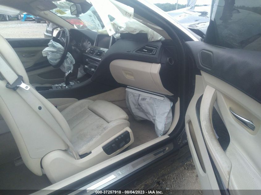 2013 BMW 6 SERIES 640I - WBALW3C56DC892597