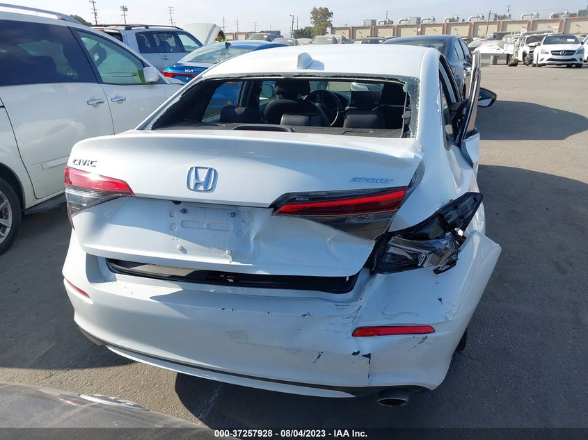 VIN 2HGFE2F55NH503103 2022 HONDA CIVIC SEDAN SPORT