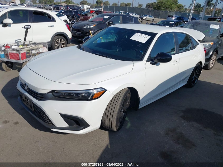 VIN 2HGFE2F55NH503103 2022 HONDA CIVIC SEDAN SPORT