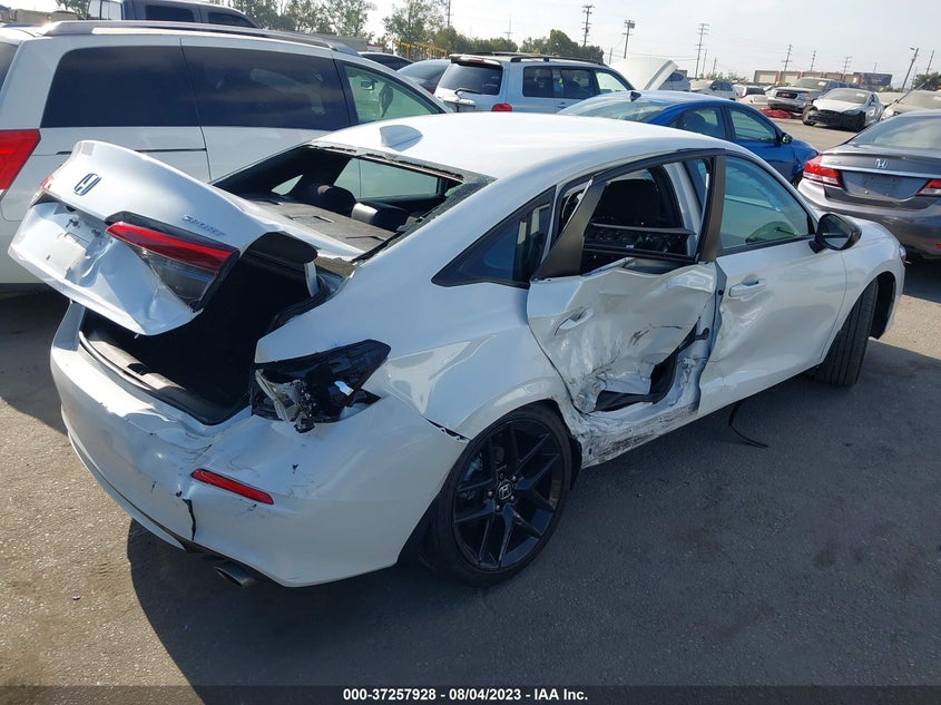 VIN 2HGFE2F55NH503103 2022 HONDA CIVIC SEDAN SPORT