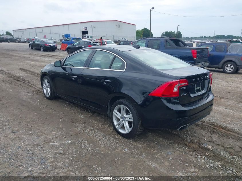 2015 VOLVO S60 T5 DRIVE-E PREMIER - YV140MFK3F1350785