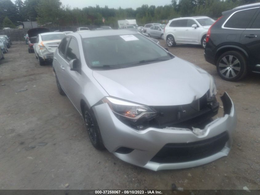 2016 TOYOTA COROLLA L/LE/S/S PLUS/LE PLUS - 2T1BURHE9GC550301