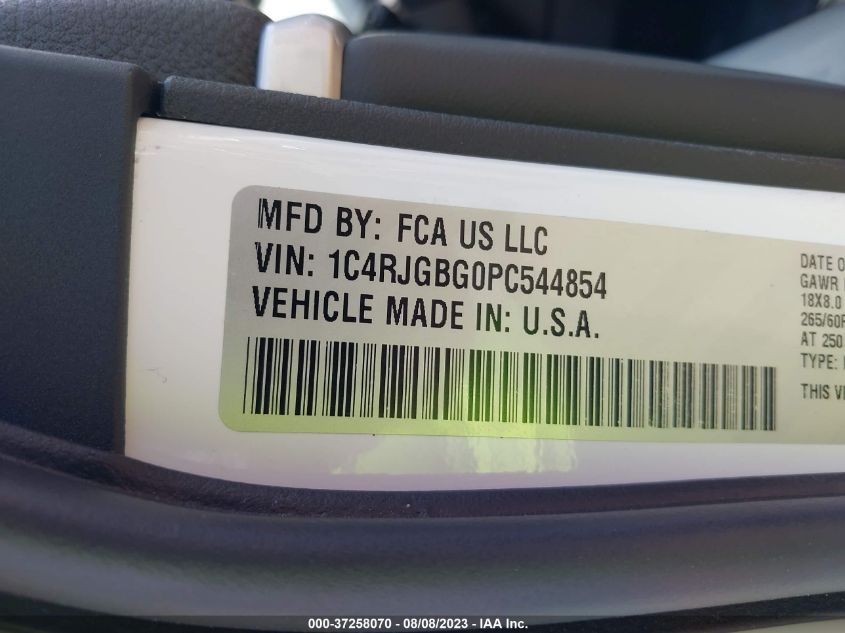 2023 JEEP GRAND CHEROKEE LIMITED - 1C4RJGBG0PC544854