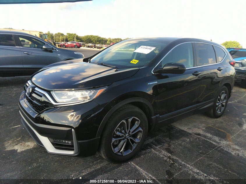 VIN 7FART6H58ME024883 2021 HONDA CR-V HYBRID EX