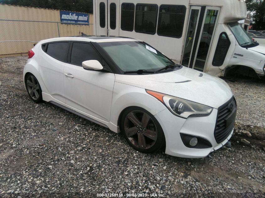 2013 HYUNDAI VELOSTER TURBO - KMHTC6AE0DOU96644