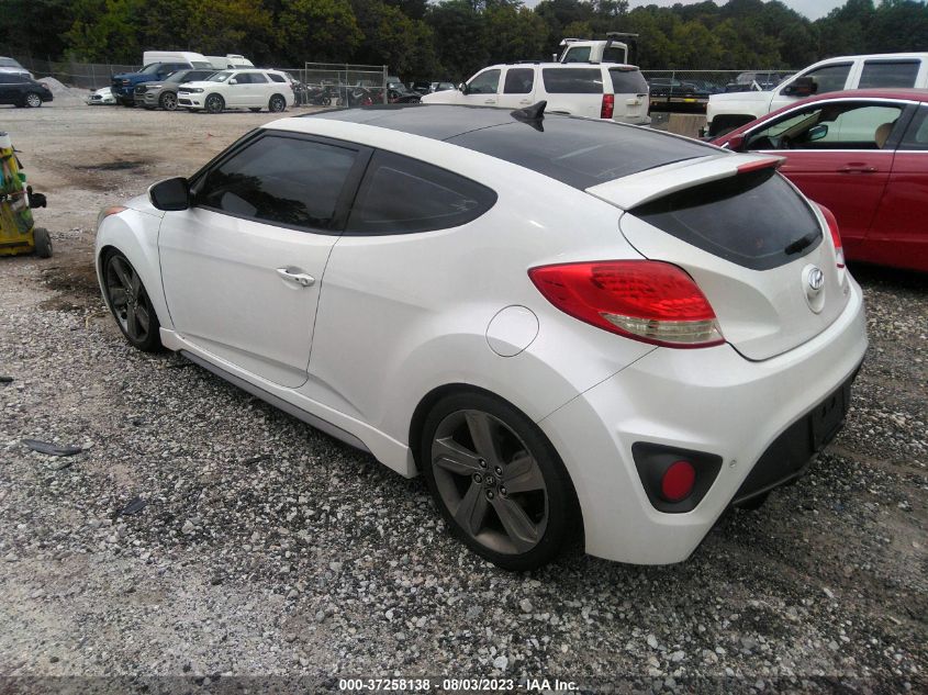 2013 HYUNDAI VELOSTER TURBO - KMHTC6AE0DOU96644