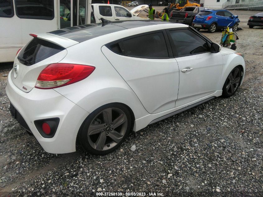 2013 HYUNDAI VELOSTER TURBO - KMHTC6AE0DOU96644