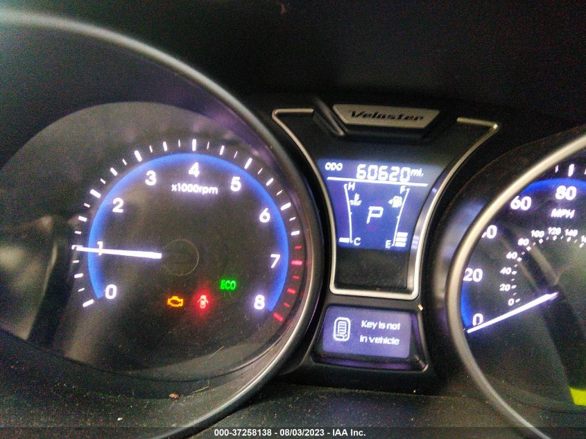 2013 HYUNDAI VELOSTER TURBO - KMHTC6AE0DOU96644