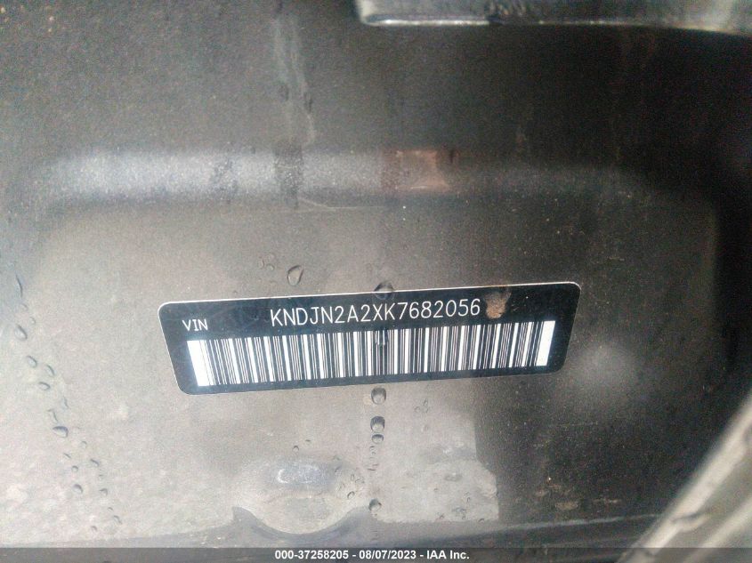 2019 KIA SOUL BASE - KNDJN2A2XK7682056