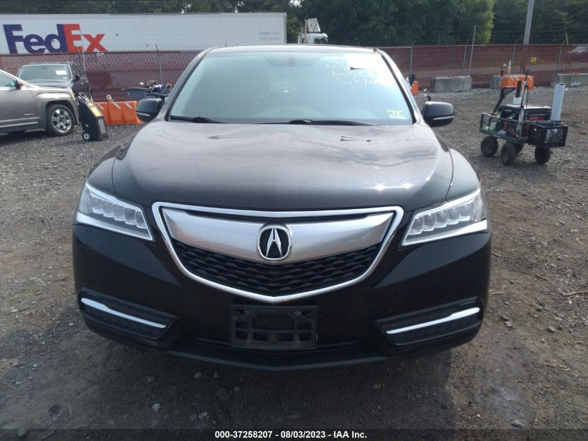 2016 ACURA MDX - 5FRYD4H24GB062497
