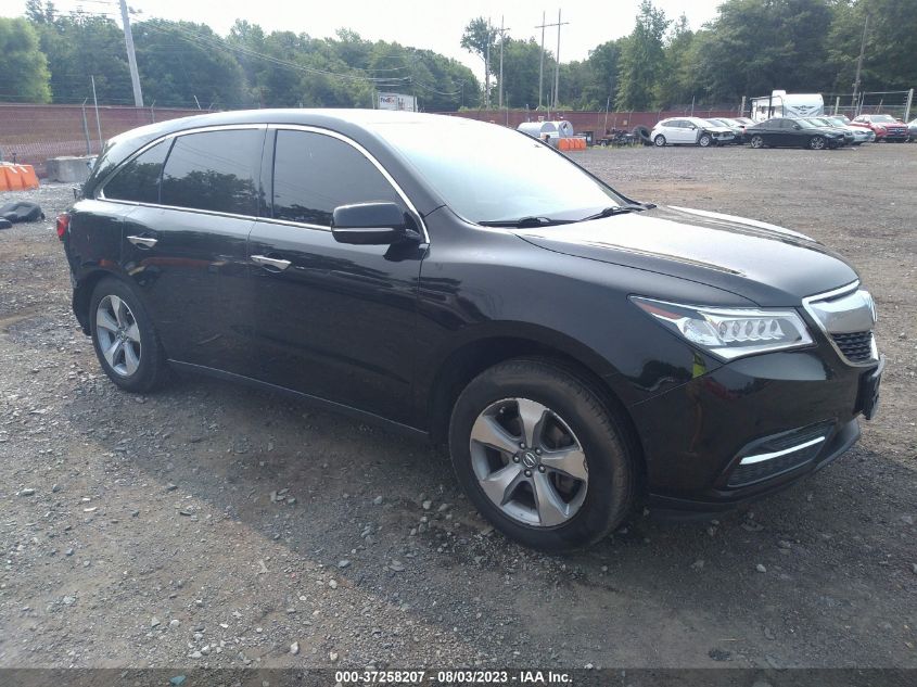 2016 ACURA MDX - 5FRYD4H24GB062497