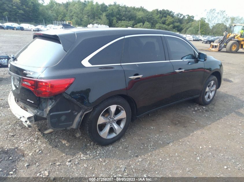 2016 ACURA MDX - 5FRYD4H24GB062497