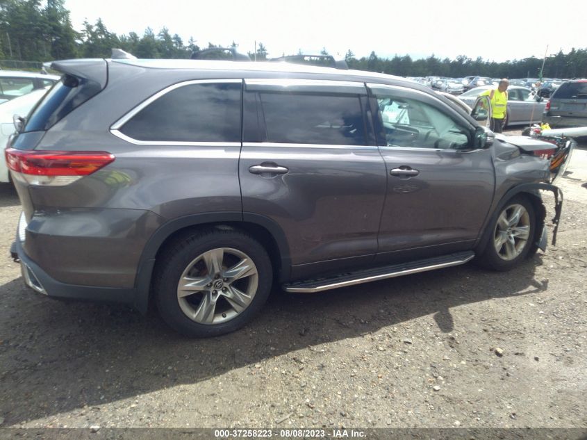 2017 TOYOTA HIGHLANDER LIMITED - 5TDDZRFH3HS400488