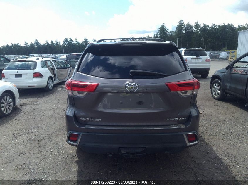 2017 TOYOTA HIGHLANDER LIMITED - 5TDDZRFH3HS400488