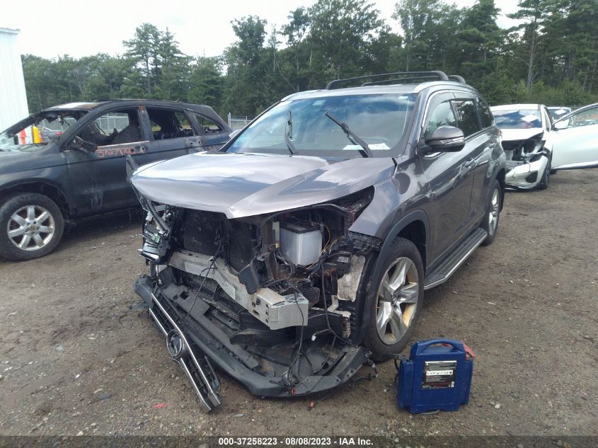 2017 TOYOTA HIGHLANDER LIMITED - 5TDDZRFH3HS400488