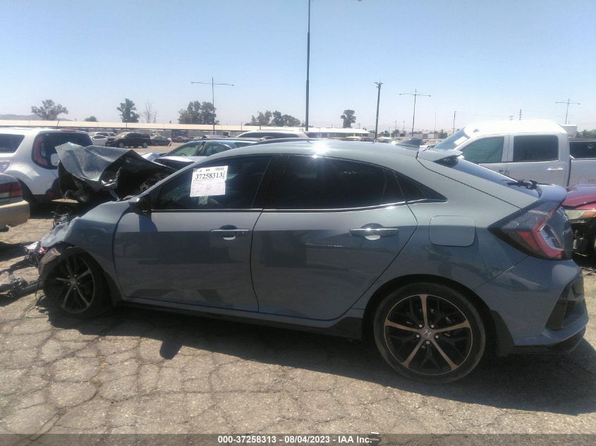 2021 HONDA CIVIC HATCHBACK SPORT - SHHFK7H48MU415335
