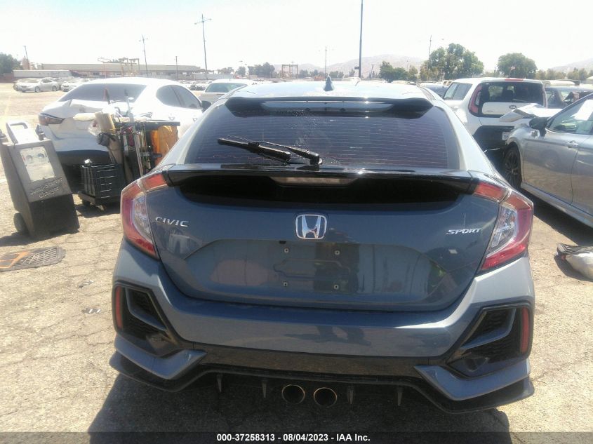 2021 HONDA CIVIC HATCHBACK SPORT - SHHFK7H48MU415335