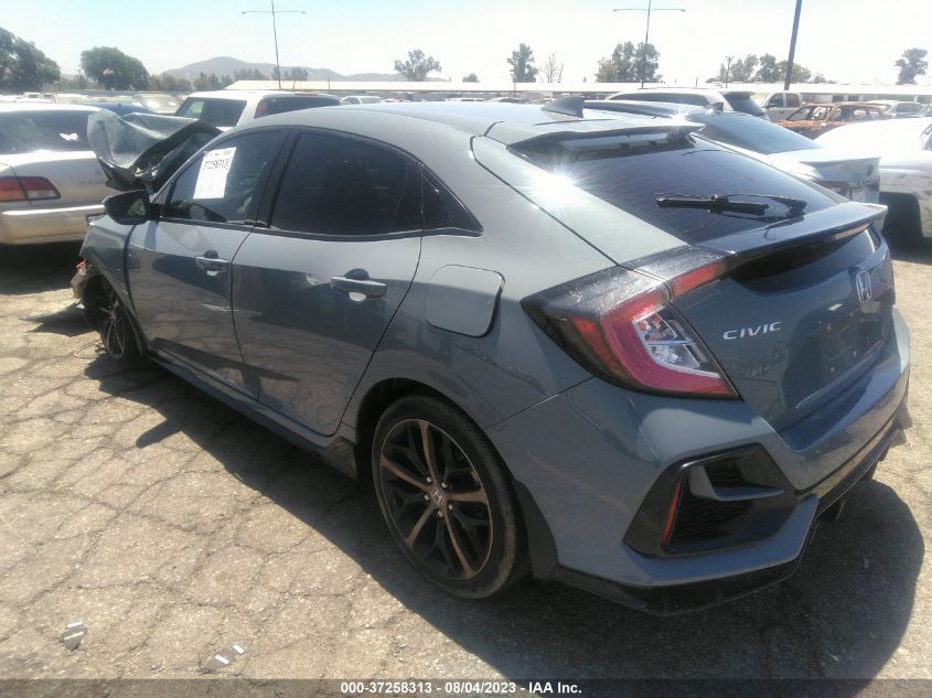2021 HONDA CIVIC HATCHBACK SPORT - SHHFK7H48MU415335