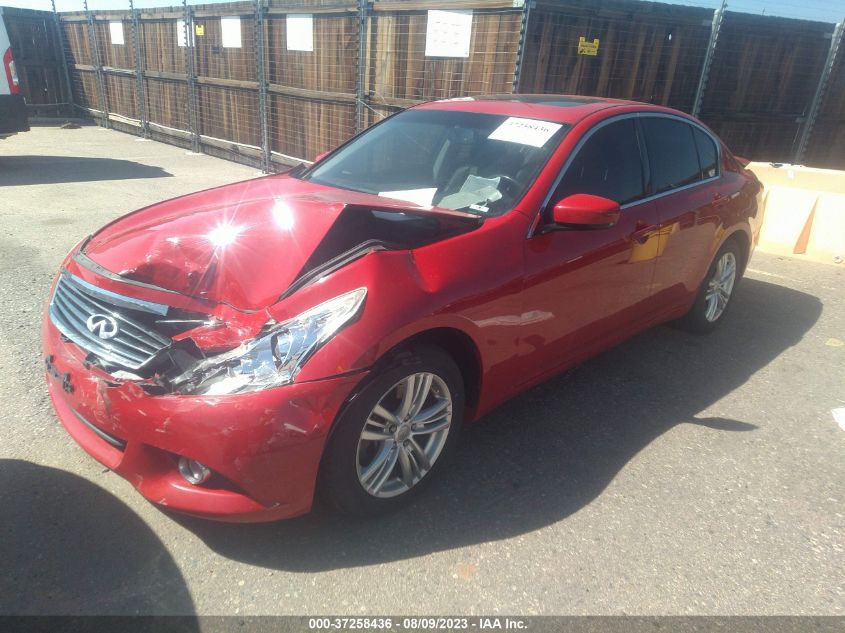 2013 INFINITI G37 SEDAN X JN1CV6AR5DM350644